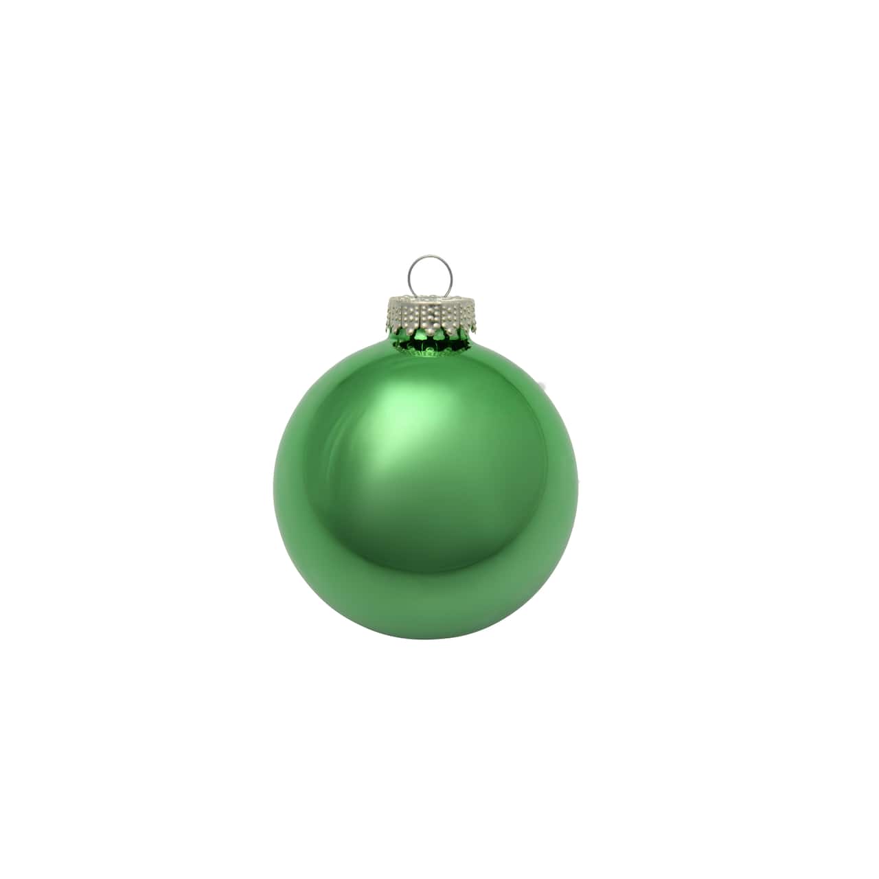 Whitehurst 8ct. 3.25" Shiny Glass Ball Ornaments